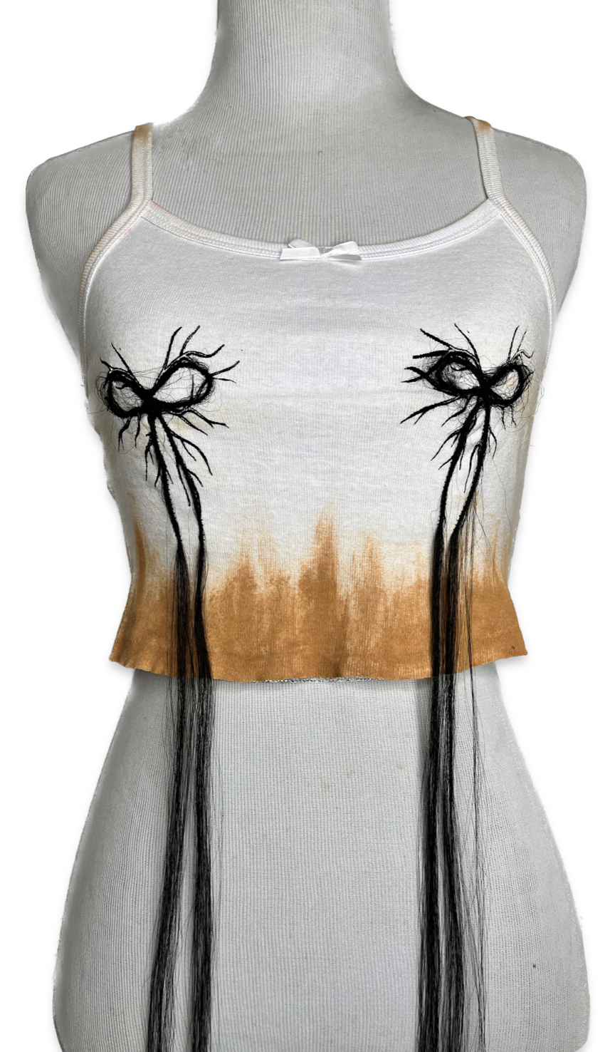 Hair bow titty tank